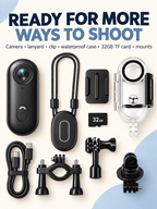 1080P Mini Action Camera with WiFi & Magnetic Mounting Kit